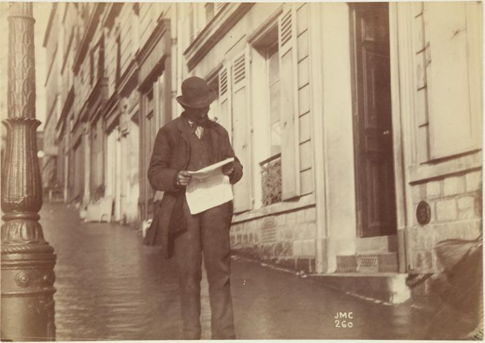 Man with Newpaper