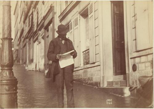 Man with Newpaper