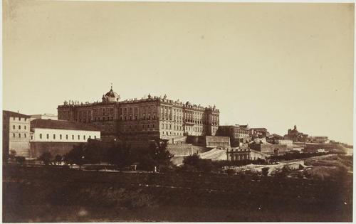 View in Madrid (Vista del Palacio Real de Madrid)