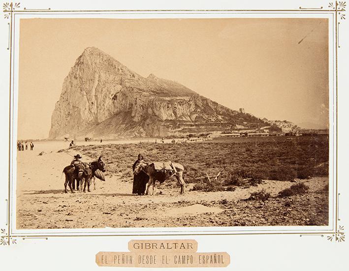 Gibraltar. El Peñón desde el campo español