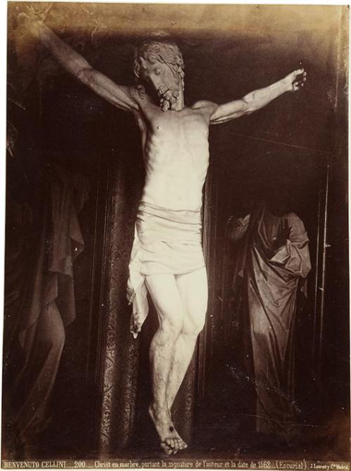 Bemvenuto Cellini._200._Christ en marbre, portant la signature de l´auteur et la date de 1562._(Escurial).