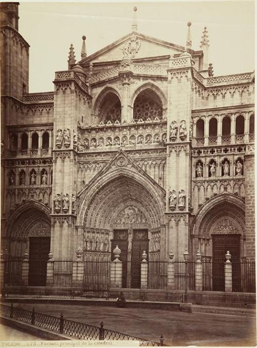 Toledo. Fachada principal de la catedral