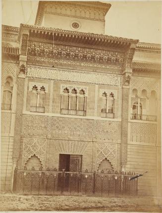 (Sevilla. Alcázar. Puerta del patio de la Montería)