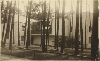Vista de la Bauhaus. Casa de profesores
