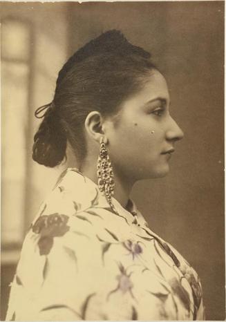 Sin título (Retrato de una joven de perfil)