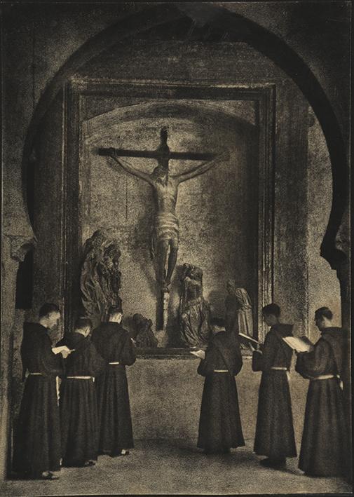 Franciscanos orando