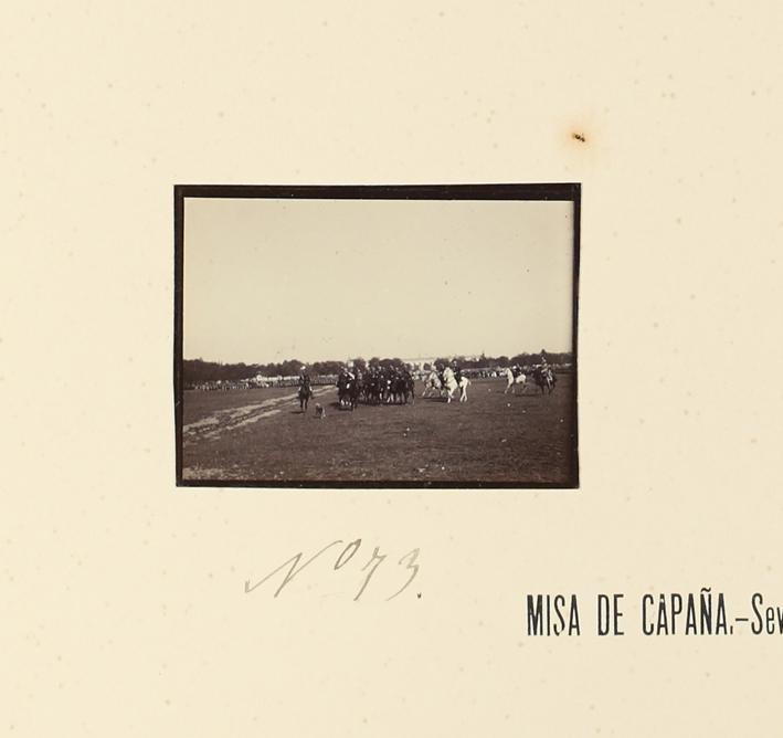 Misa de campaña. Sevilla, Mayo de 1895