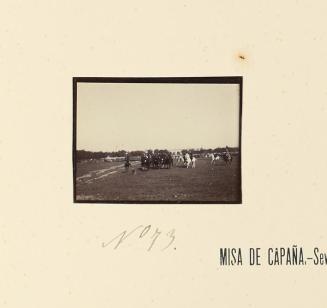 Misa de campaña. Sevilla, Mayo de 1895